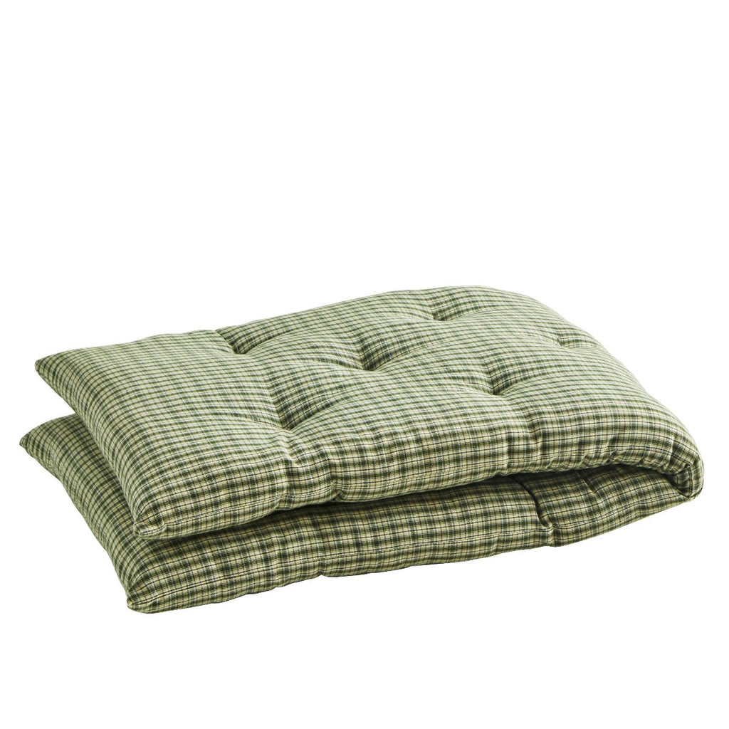 Checked Cotton Bench Mattress - RhoolMattressMadam StoltzChecked Cotton Bench Mattress