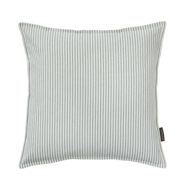 Green Striped Cushion Cover - RhoolCushionBungalow DKGreen Striped Cushion Cover