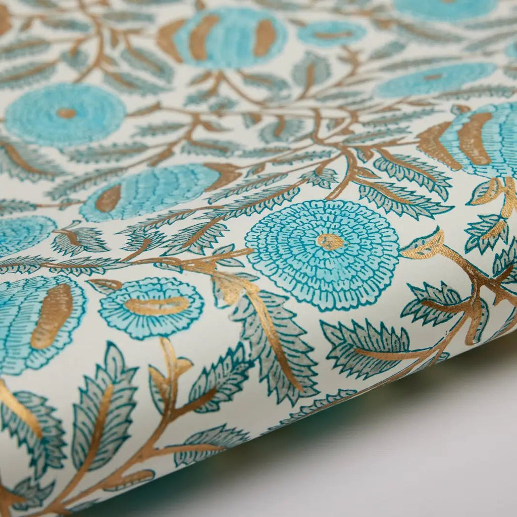 Hand Block Printed Wrapping Paper - RhoolWrapping PaperPaper MirchiHand Block Printed Wrapping Paper