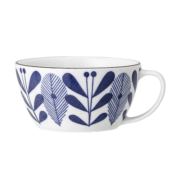 Camellia Blue and White Porcelain Cup - RhoolCupBloomingvilleBloomingville Cup Camellia Blue and White Porcelain Cup 5711173240852