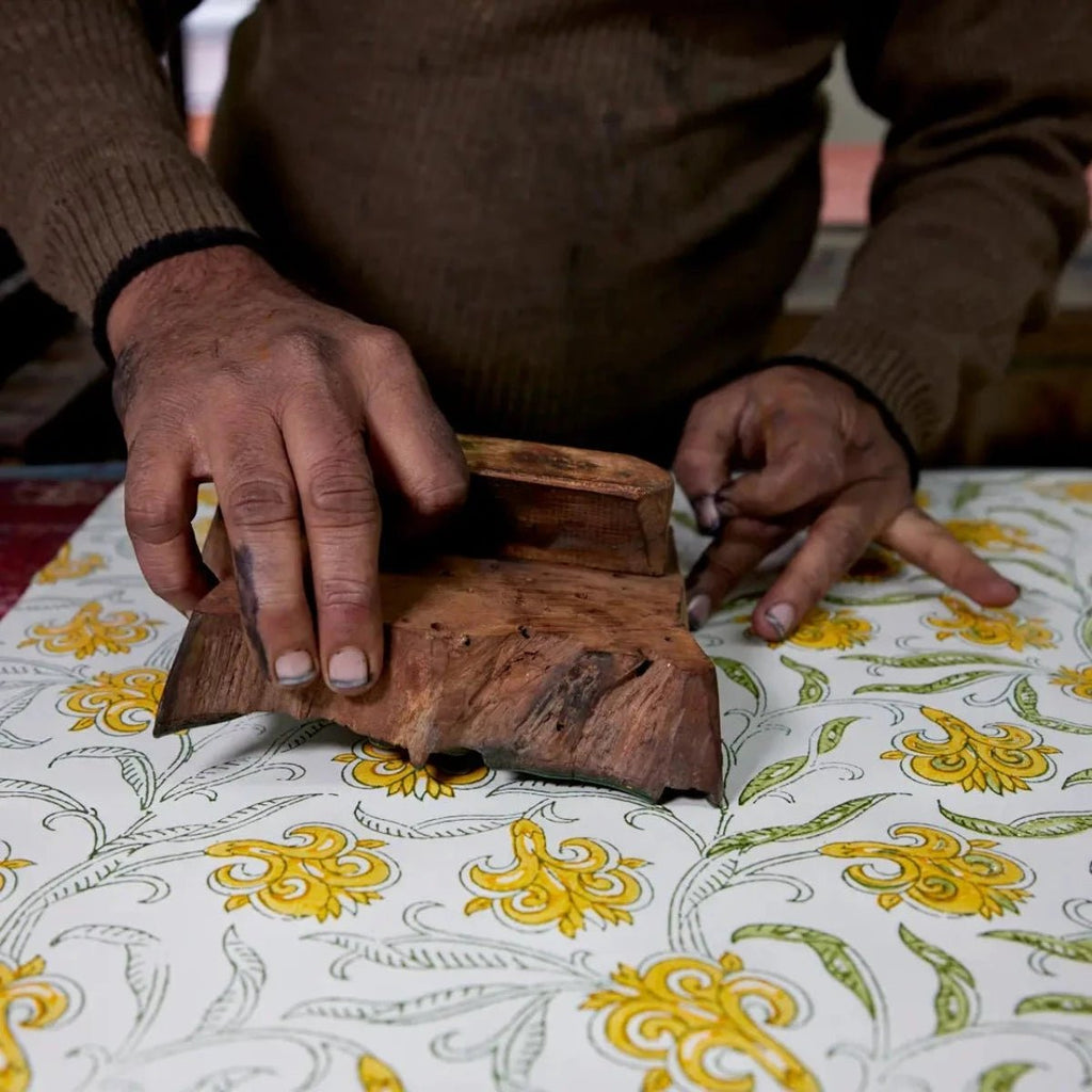 Hand Block Printed Greeting Cards - RhoolGreeting CardPaper MirchiHand Block Printed Greeting Cards