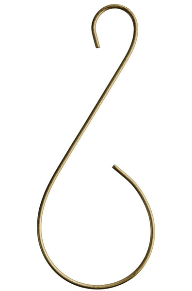 Large Brass S Hook - RhoolStorage Hooks & RacksMadam StoltzLarge Brass S Hook