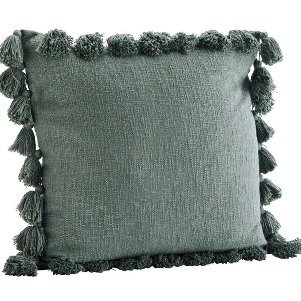 Large Cotton Cushion Cover - Green - RhoolCushionMadam StoltzLarge Cotton Cushion Cover - Green