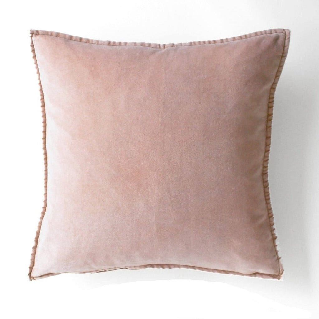 Stonewashed Velvet Cushion Cover - Blush - RhoolCushionStone Washed VelvetStone Washed Velvet Cushion Stonewashed Velvet Cushion Cover - Blush 02003606503