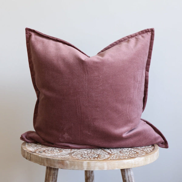Velvet Cushion Cover - Mauve - RhoolChair & Sofa CushionsVelvet CoverVelvet Cover Chair & Sofa Cushions Velvet Cushion Cover - Mauve