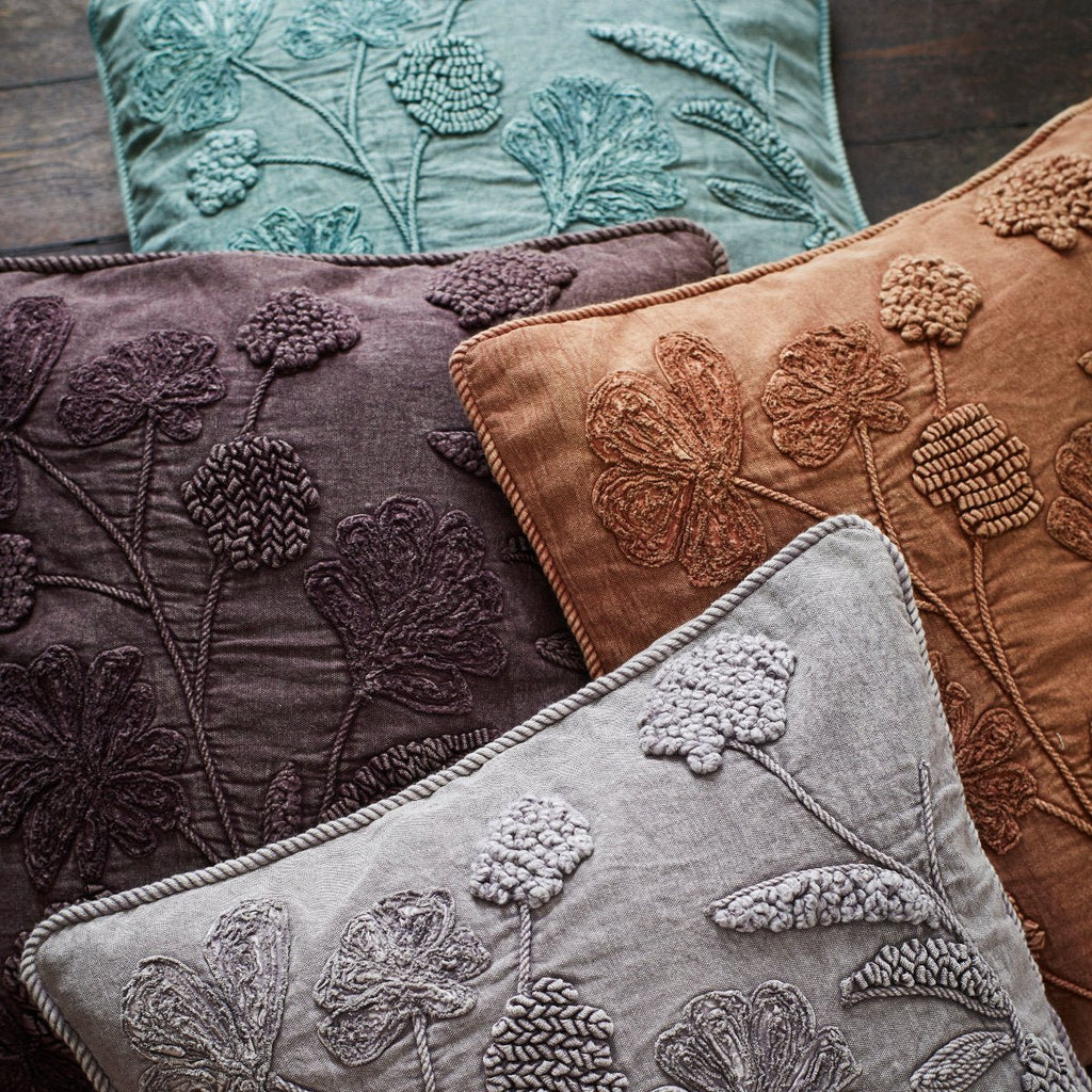 Applique Cotton Cushion Cover - RhoolCushionMadam StoltzApplique Cotton Cushion Cover