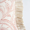 Block Print Cotton Bolster Cushion Cover - Red and off White - RhoolCushionRhoolBlock Print Cotton Bolster Cushion Cover - Red and off White