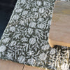 Block Print Cotton Table Runner - Green Floral - RhoolTableclothsRhoolBlock Print Cotton Table Runner - Green Floral