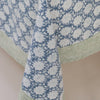 Block Print Tablecloth - Blue/Green - RhoolTableclothsRozablueBlock Print Tablecloth - Blue/Green