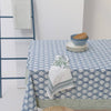 Block Print Tablecloth - Blue/Green - RhoolTableclothsRozablueBlock Print Tablecloth - Blue/Green
