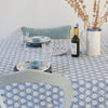 Block Print Tablecloth - Blue/Green - RhoolTableclothsRozablueBlock Print Tablecloth - Blue/Green