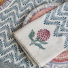 Block Printed Napkins - Blue Waves - RhoolNapkinRozablueBlock Printed Napkins - Blue Waves