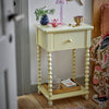 Bloomingville Bobbin Leg Bed Side Table - Yellow Ochre - RhoolSide TableBloomingvilleBloomingville Bobbin Leg Bed Side Table - Yellow Ochre