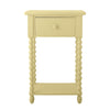 Bloomingville Bobbin Leg Bed Side Table - Yellow Ochre - RhoolSide TableBloomingvilleBloomingville Bobbin Leg Bed Side Table - Yellow Ochre