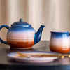Bloomingville Ceramic Teapot - Blue/reds - RhoolTeapotBloomingvilleBloomingville Ceramic Teapot - Blue/reds