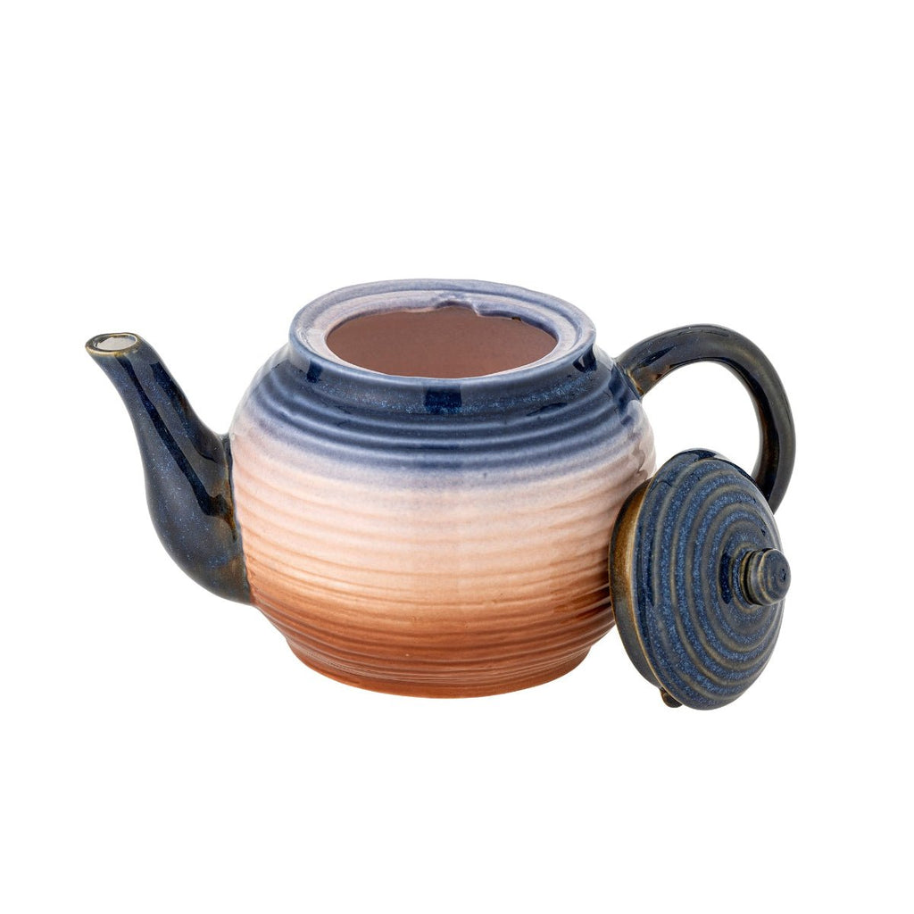 Bloomingville Ceramic Teapot - Blue/reds - RhoolTeapotBloomingvilleBloomingville Ceramic Teapot - Blue/reds
