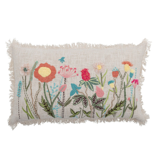 Bloomingville Embroidered Cushion - Flowers - RhoolCushionBloomingvilleBloomingville Embroidered Cushion - Flowers