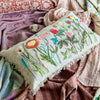 Bloomingville Embroidered Cushion - Flowers - RhoolCushionBloomingvilleBloomingville Embroidered Cushion - Flowers