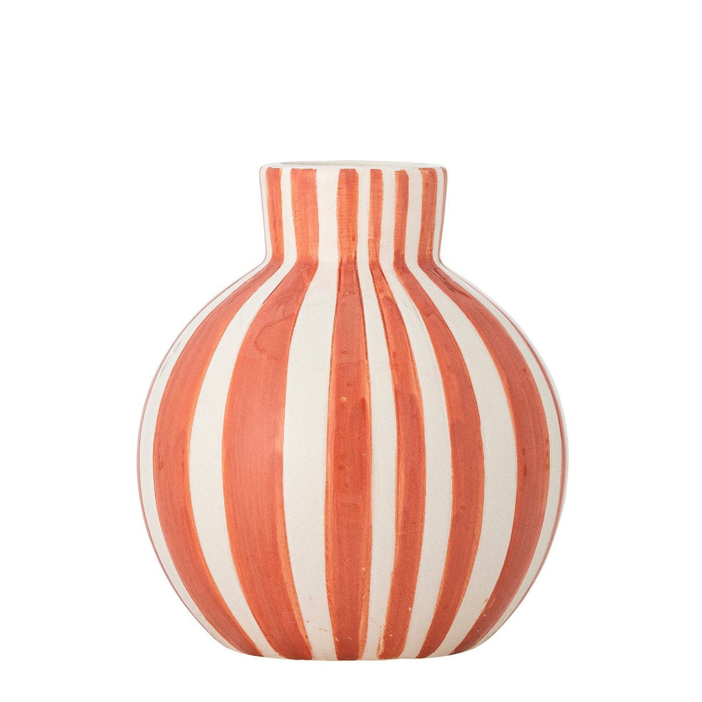 Bloomingville Painted Ceramic Striped Vase - RhoolVaseBloomingvilleBloomingville Painted Ceramic Striped Vase