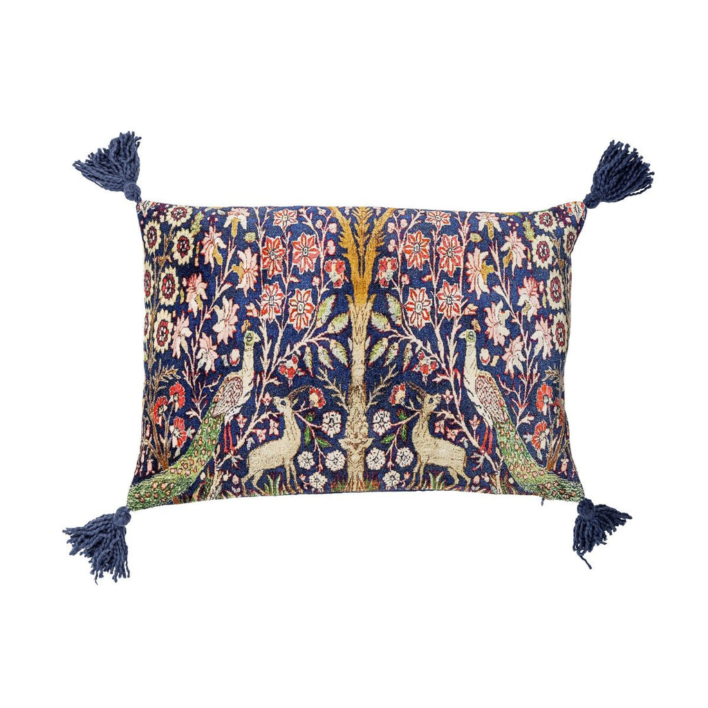 Bloomingville Printed Cushion - Blue, Green, Golden - RhoolCushionBloomingvilleBloomingville Printed Cushion - Blue, Green, Golden
