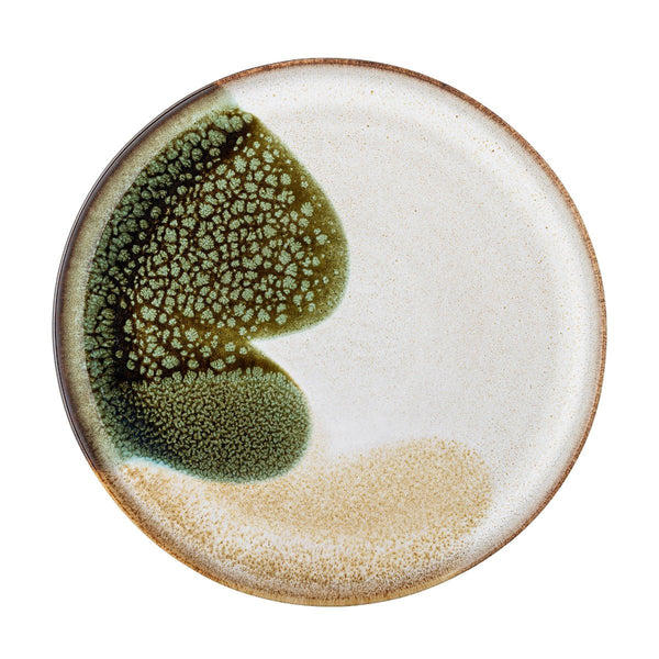 Bloomingville Reactive Glaze Dinner Plate - Green - RhoolTablewareBloomingvilleBloomingville Reactive Glaze Dinner Plate - Green