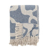 Bloomingville Recycled Cotton Throw - Blue/Off White - RhoolThrowBloomingvilleBloomingville Recycled Cotton Throw - Blue/Off White