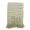 Bloomingville Recycled Cotton Throw - Green off White - RhoolThrowBloomingvilleBloomingville Recycled Cotton Throw - Green off White