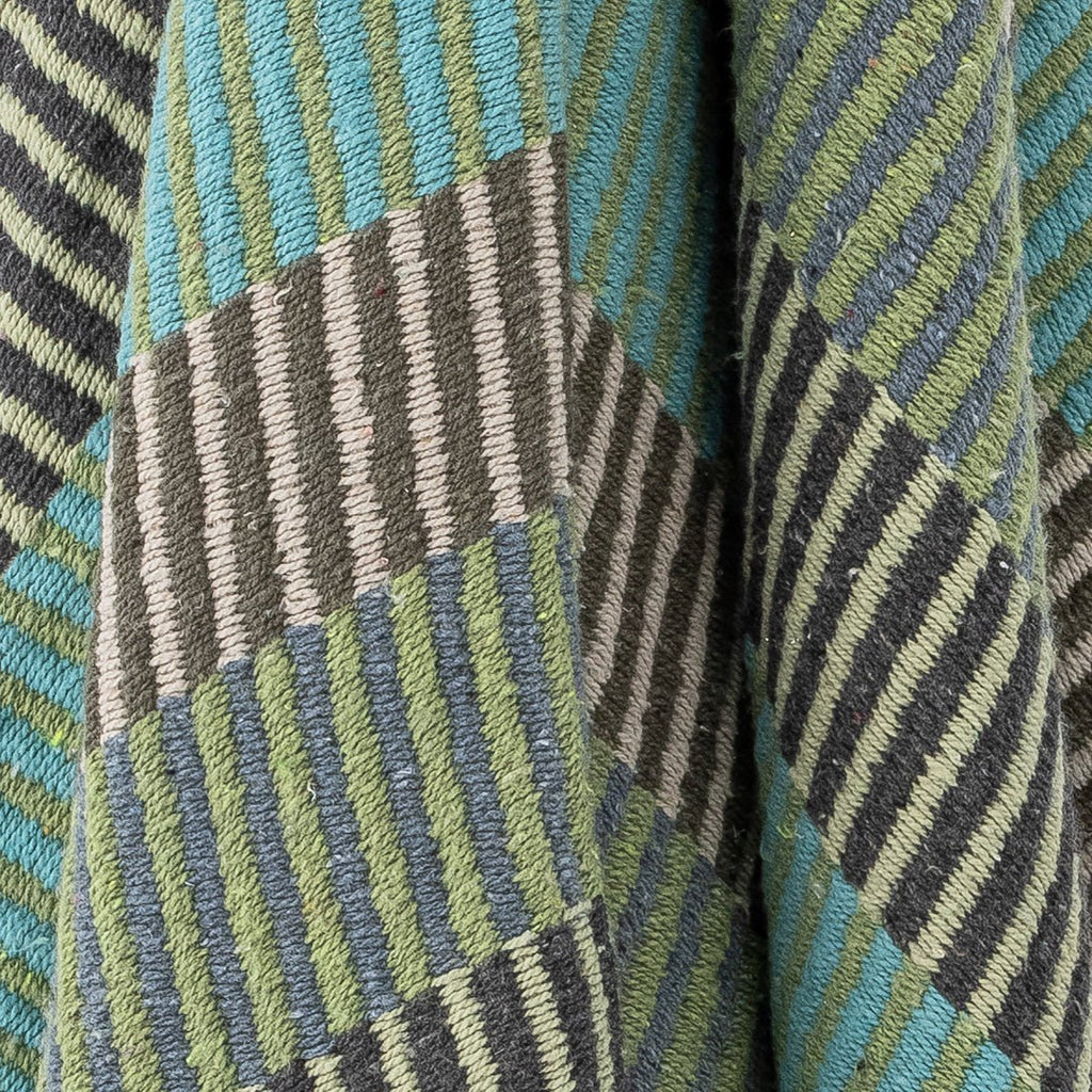 Bloomingville Recycled Cotton Throw - Green/Blue - RhoolThrowBloomingvilleBloomingville Recycled Cotton Throw - Green/Blue