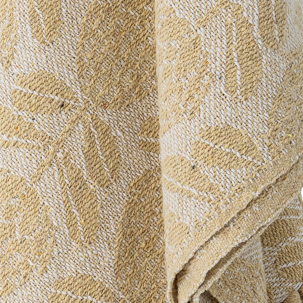 Bloomingville Recycled Cotton Throw - Yellow off White - RhoolThrowBloomingvilleBloomingville Recycled Cotton Throw - Yellow off White