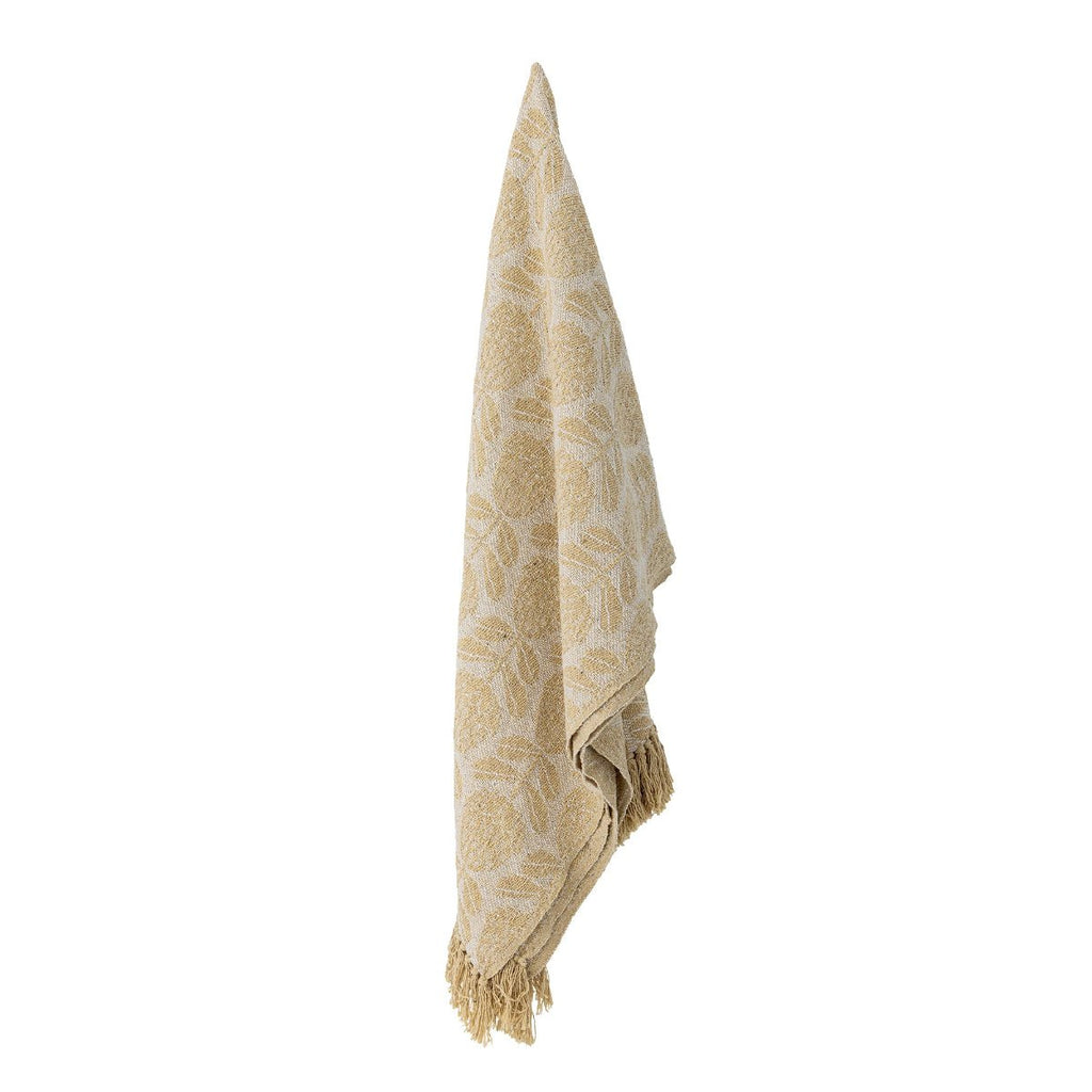 Bloomingville Recycled Cotton Throw - Yellow off White - RhoolThrowBloomingvilleBloomingville Recycled Cotton Throw - Yellow off White