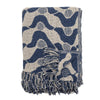 Bloomingville Recycled Soft Cotton Throw - Blue/Neutral - RhoolThrowBloomingvilleBloomingville Recycled Soft Cotton Throw - Blue/Neutral