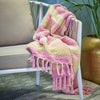 Bloomingville Recycled Soft Cotton Throw - Pinks - RhoolThrowBloomingvilleBloomingville Recycled Soft Cotton Throw - Pinks
