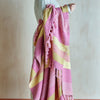Bloomingville Recycled Soft Cotton Throw - Pinks - RhoolThrowBloomingvilleBloomingville Recycled Soft Cotton Throw - Pinks