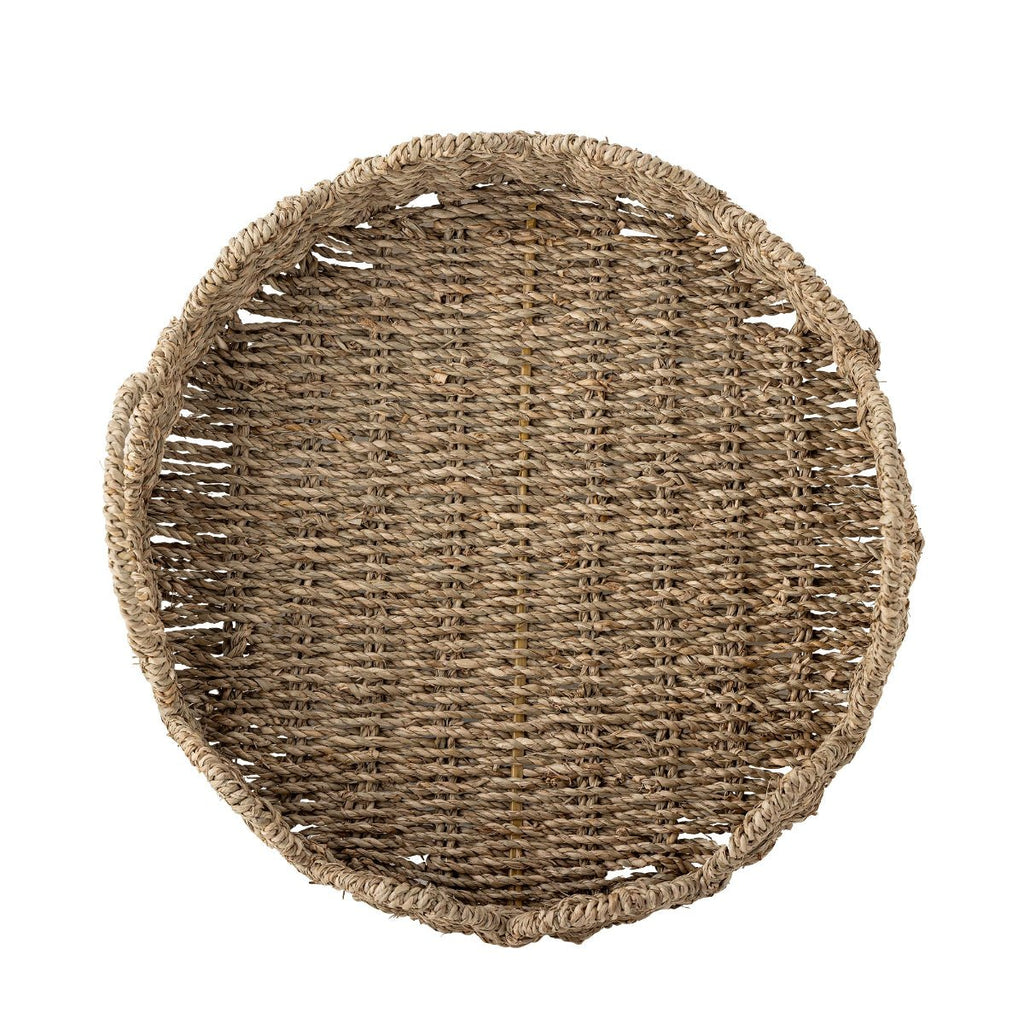 Bloomingville Round Seagrass Scalloped Tray - RhoolTrayBloomingvilleBloomingville Round Seagrass Scalloped Tray