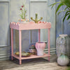 Bloomingville Scallop Side Table - Dusty Pink - RhoolSide TableBloomingvilleBloomingville Scallop Side Table - Dusty Pink