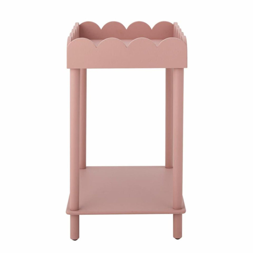 Bloomingville Scallop Side Table - Dusty Pink - RhoolSide TableBloomingvilleBloomingville Scallop Side Table - Dusty Pink