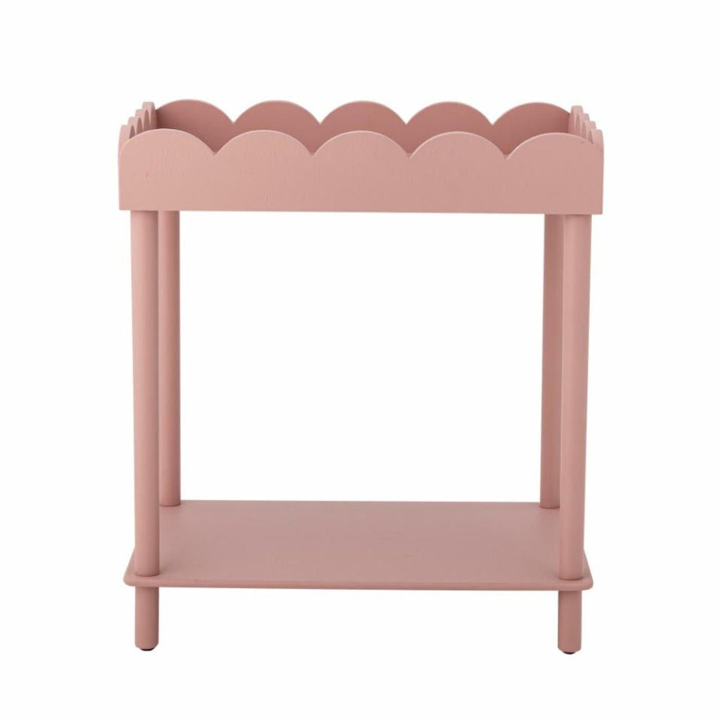 Bloomingville Scallop Side Table - Dusty Pink - RhoolSide TableBloomingvilleBloomingville Scallop Side Table - Dusty Pink