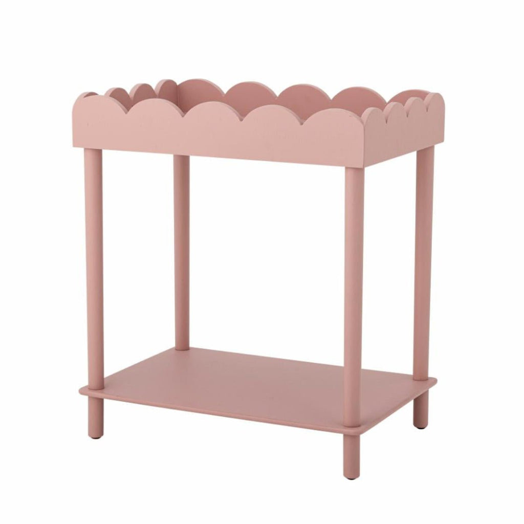 Bloomingville Scallop Side Table - Dusty Pink - RhoolSide TableBloomingvilleBloomingville Scallop Side Table - Dusty Pink