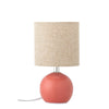 Bloomingville Small Ceramic Side Lamp with Shade - Rose Pink - RhoolLampBloomingvilleBloomingville Small Ceramic Side Lamp with Shade - Rose Pink