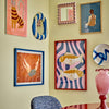 Bloomingville Square Painted Mirror - Pink - RhoolMirrorBloomingvilleBloomingville Square Painted Mirror - Pink