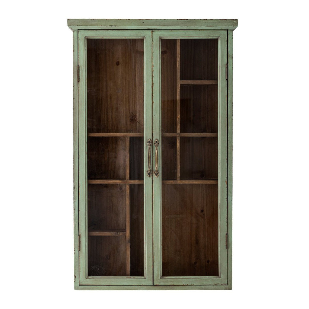 Bloomingville Vintage Look Wall Cabinet/Shelf - Green - RhoolWall CabinetBloomingvilleBloomingville Vintage Look Wall Cabinet/Shelf - Green