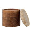 Bloomingville Wood Jar and Marble Lid - RhoolStorage JarBloomingvilleBloomingville Wood Jar and Marble Lid