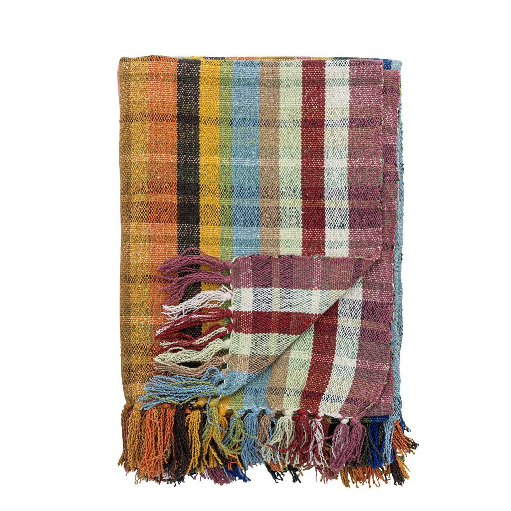 BloomingvilleRecycled Soft Cotton Throw - Checked - RhoolThrowBloomingvilleBloomingvilleRecycled Soft Cotton Throw - Checked