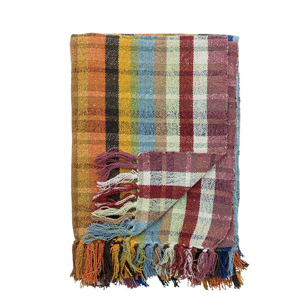 BloomingvilleRecycled Soft Cotton Throw - Checked - RhoolThrowBloomingvilleBloomingvilleRecycled Soft Cotton Throw - Checked