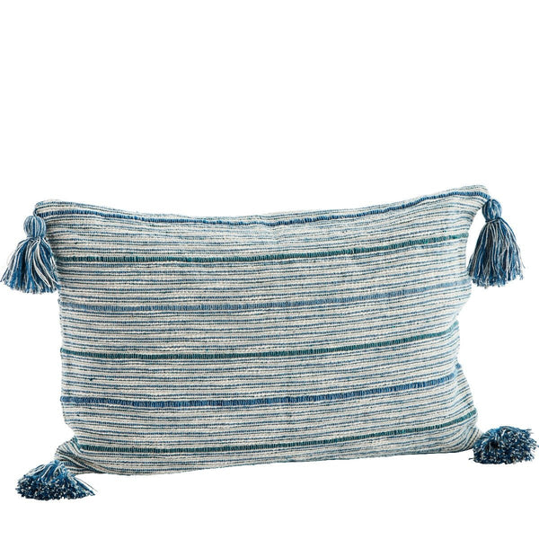 Blue Striped Cushion Cover - RhoolCushionMadam StoltzBlue Striped Cushion Cover