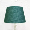 Green Linen Lampshade - RhoolLamp ShadesBlock Print LampshadesGreen Linen Lampshade
