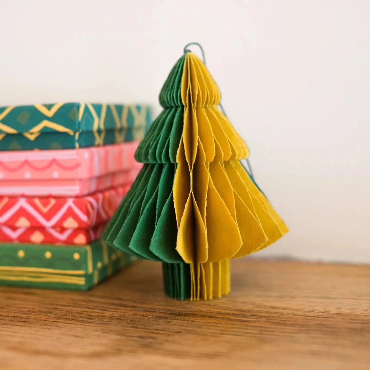 Hand Made Paper Concertina Tree Ornaments – Rhool