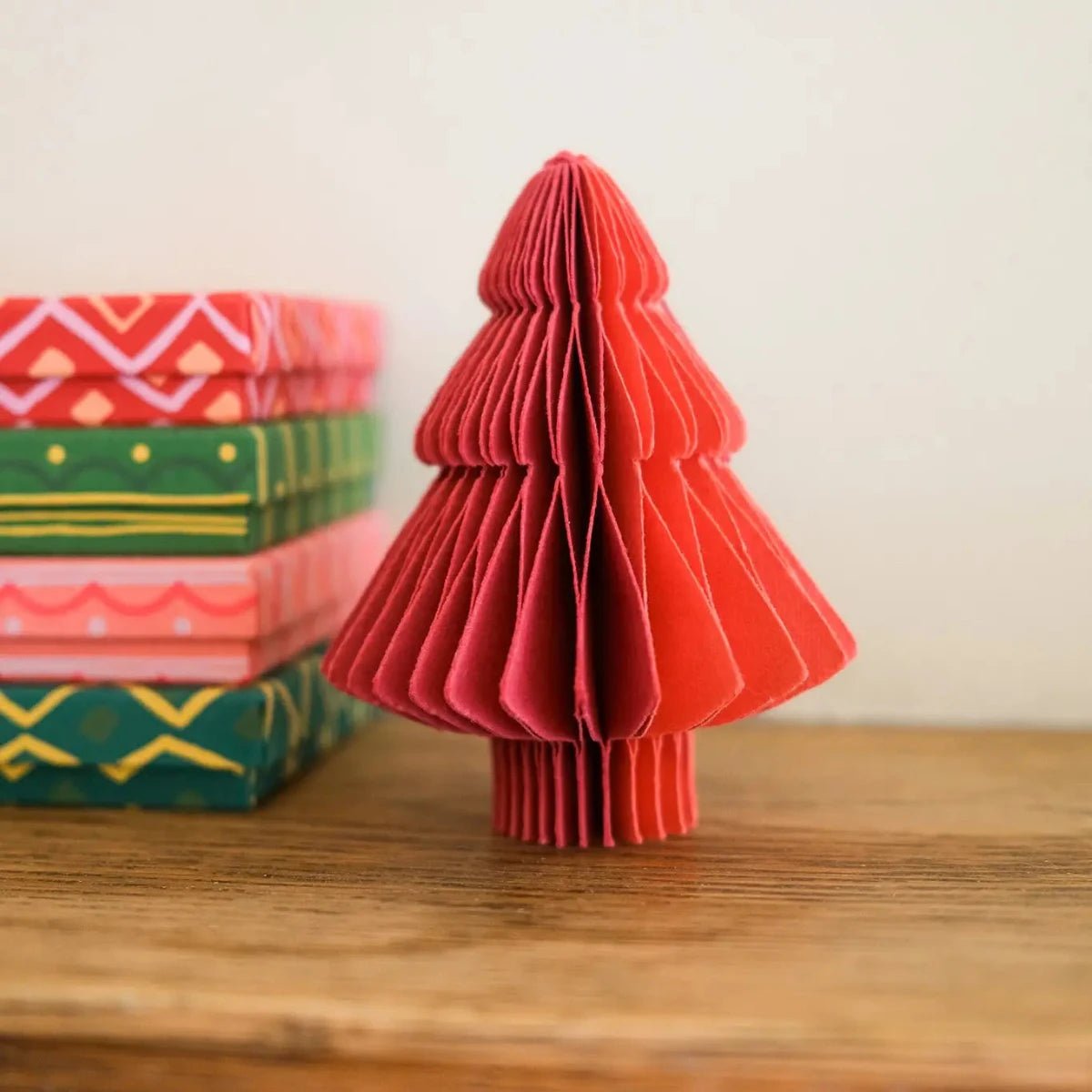 Hand Made Paper Concertina Tree Ornaments - 3 – Rhool