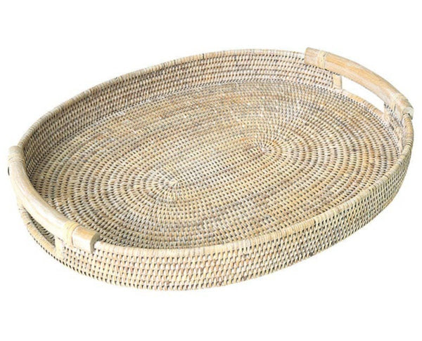 Handwoven Oval Rattan Tray - RhoolTrayRhoolHandwoven Oval Rattan Tray