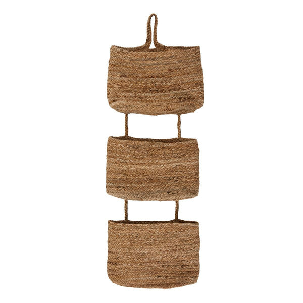 Hanging Woven Seagrass Baskets - RhoolBasketsHouse DoctorHanging Woven Seagrass Baskets